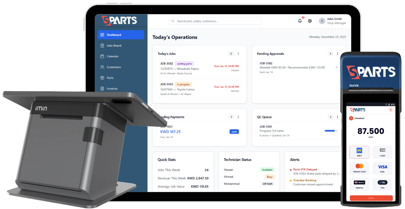 Garage Management System & POS